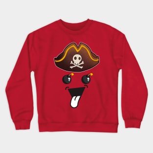 funny pirate Crewneck Sweatshirt